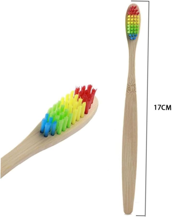 GLEAVI 8pcs Assorted Color Toothbrushes Ergonomic Handle Soft Bristles for Travel and Home - Image 5